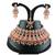Orange designer function wear ad necklace set