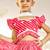 Girl's Traditional Red Cotton Lehenga Set with Embroidery Mirror Work and Dupatta for Wedding Festival Wear (22-30)