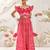 Girl's Traditional Red Cotton Lehenga Set with Embroidery Mirror Work and Dupatta for Wedding Festival Wear (22-30)