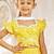 Girl's Traditional Yellow Cotton Lehenga Set with Embroidery Mirror Work and Dupatta for Wedding Festival Wear (22-30)