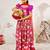 Girl's Janmashtami Lehenga Set | Purple & Red | Digital Animal Print | Festive Ethnic Wear