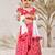 Girl's Traditional Red Cotton Lehenga Set with Embroidery Mirror Work and Dupatta for Wedding Festival Wear (22-30)