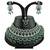 Green designer function wear ad necklace set