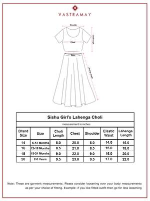 Girl's Traditional Yellow Cotton Lehenga Set with Embroidery Mirror Work and Dupatta for Wedding Festival Wear (22-30) 5