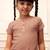 Girl's rose pink cotton yoga kurta set with straight pants for kids (age 9-15 years)