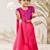 Girl's Traditional Purple Cotton Lehenga Set with Thread Embroidery and Dupatta for Festival Wear (22-30)