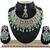 Green designer function wear ad necklace set