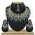 Green designer function wear ad necklace set