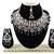 Black designer function wear ad necklace set