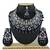 Blue designer function wear ad necklace set