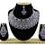 Purple designer function wear ad necklace set