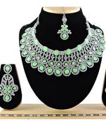Multicolor designer function wear ad necklace set