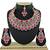 Red designer function wear ad necklace set