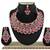 Red designer function wear ad necklace set