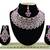 Purple designer function wear ad necklace set