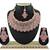 Pink designer function wear ad necklace set
