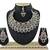 Green designer function wear ad necklace set