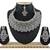 Grey designer function wear ad necklace set