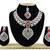 Red designer function wear ad necklace set