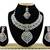 Orange designer function wear ad necklace set
