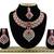 Red designer function wear ad necklace set