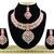 Pink designer function wear ad necklace set