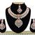 Orange designer function wear ad necklace set
