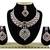 Blue designer function wear ad necklace set