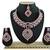 Blue designer function wear ad necklace set