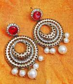 Traditional chand bali earrings
