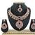 Black designer function wear ad necklace set