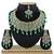 Green designer function wear ad necklace set