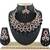 Black designer function wear ad necklace set