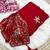 Red fendy satin khatli beads work saree with fully stitched blouse