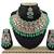 Green designer function wear ad necklace set