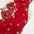 Red fendy satin khatli beads work saree with fully stitched blouse