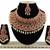 Pink designer function wear ad necklace set