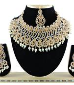 Multicolor designer function wear ad necklace set