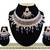 Blue designer function wear ad necklace set