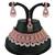 Pink designer function wear ad necklace set