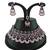 Blue designer function wear ad necklace set