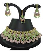 Multicolor designer function wear ad necklace set