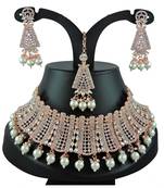 Multicolor designer function wear ad necklace set