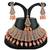 Orange designer function wear ad necklace set