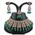 Green designer function wear ad necklace set