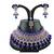 Blue designer function wear ad necklace set