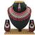 Red designer function wear ad necklace set