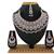 Pink designer function wear ad necklace set