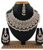 Multicolor designer function wear ad necklace set