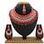 Red designer function wear ad necklace set
